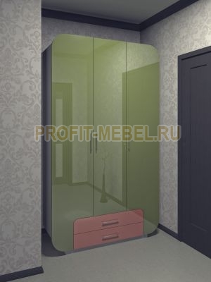 Распашной шкаф с глянцевыми фасадами Гектор - 12 по цене производителя 30085 руб. в наличии на 07.05.2024