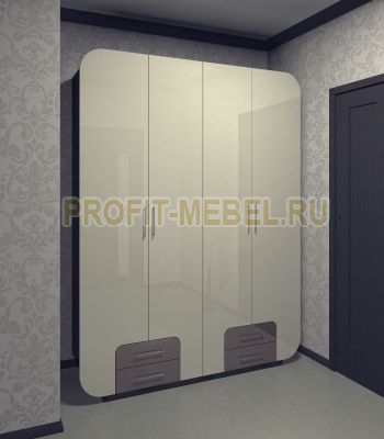 Распашной шкаф с глянцевыми фасадами Гектор - 15 по цене производителя 40095 руб. в наличии на 06.05.2024