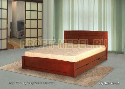 Кровать деревянная  Ариэль-2 по цене производителя 21000 руб. в наличии на 29.04.2024