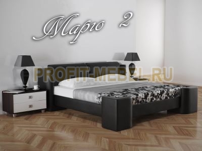 Интерьерная кровать с искусственной кожей Марго 2 по цене производителя 24420 руб. в наличии на 05.05.2024