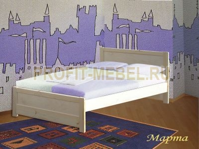 Деревянная кровать Марта по цене производителя 21500 руб. в наличии на 04.05.2024