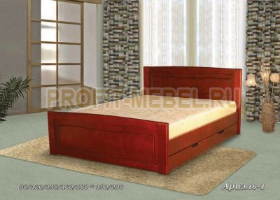 Кровать деревянная  Ариэль-1 по цене производителя 19100 руб. в наличии на 28.11.2022
