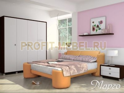 Интерьерная кровать с искусственной кожей Марго по цене производителя 21750 руб. в наличии на 28.11.2022