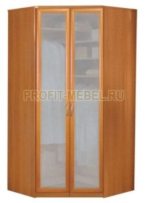 Шкаф угловой двухдверный с МДФ по цене производителя 13950 руб. в наличии на 23.03.2023