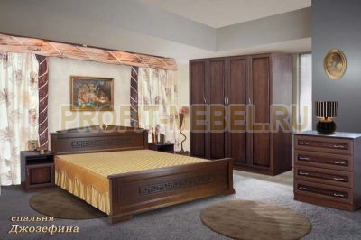 Спальня Джозефина с кроватью массив сосны по цене производителя 54500 руб. в наличии на 28.11.2022